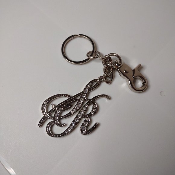 Pretty Sienna Ricchi Silver Tone Metal Keychain - Picture 1 of 10